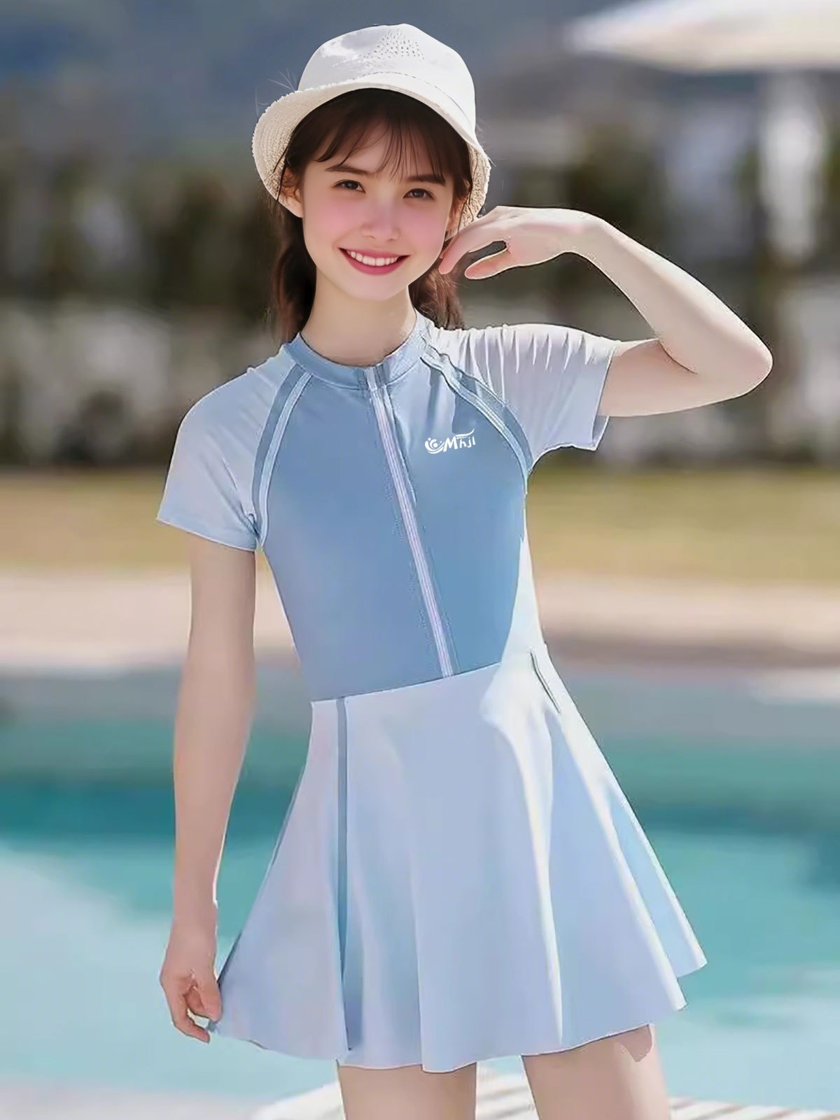 Traje de baño de una pieza para niños ropa de verano para niñas 2022 nuevos niños grandes y lindos niñas Princesa traje de baño de entrenamiento de secado rápido moda