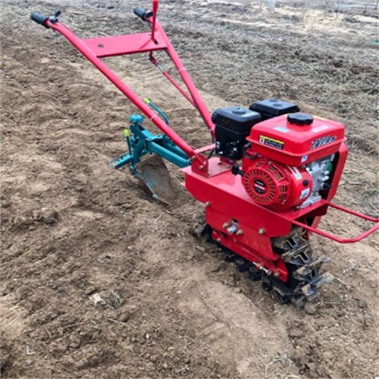 Agricultura de campo de arroz pequeño tipo de conducción rastreo rotativo cultivador de invernadero para cultivar hortalizas