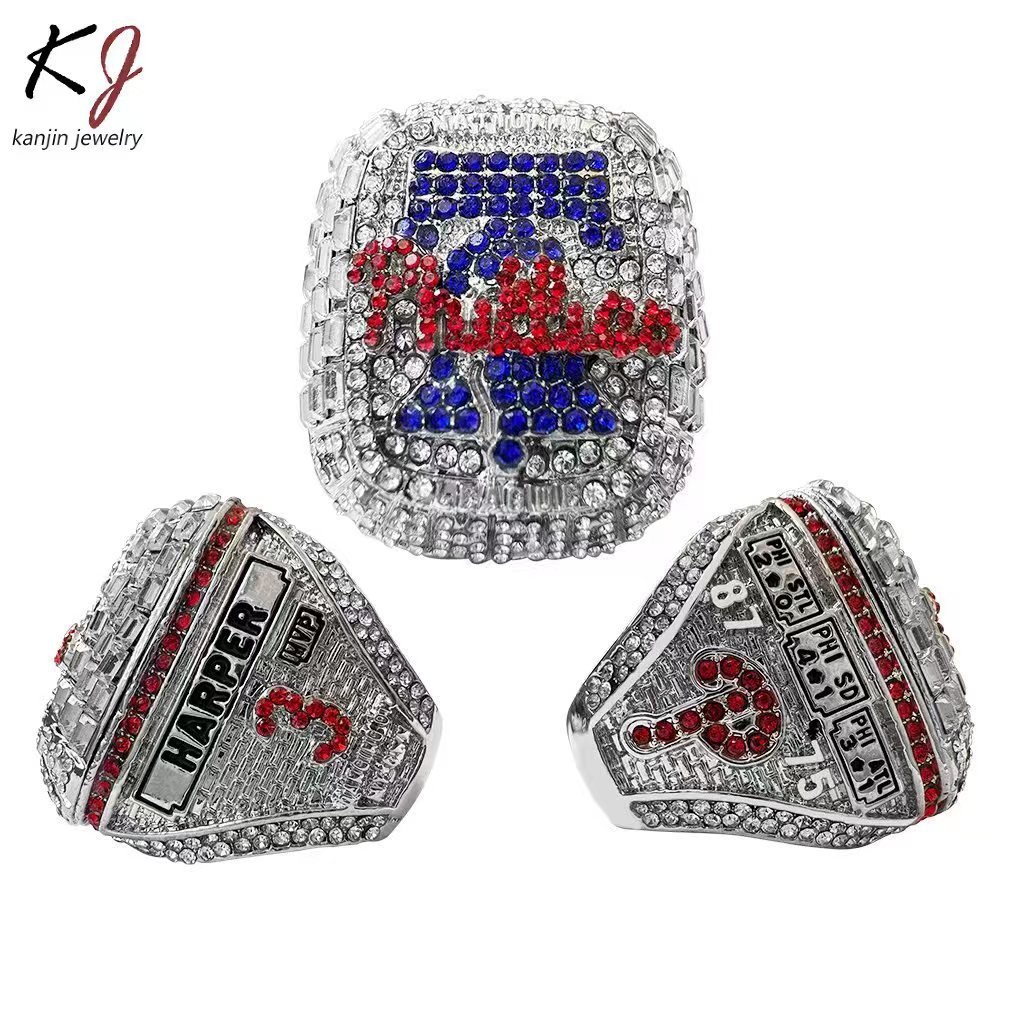 The new 2022 MLB Philadelphia baseball can be opened champion ring men cross-border sales manufacturers