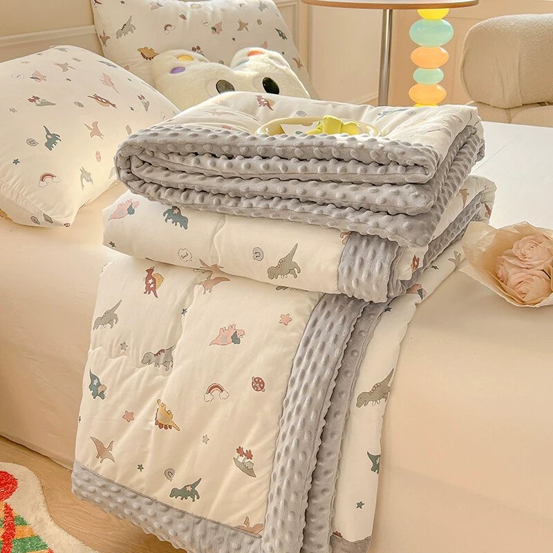Fleece thin summer cotton cool duvet for students