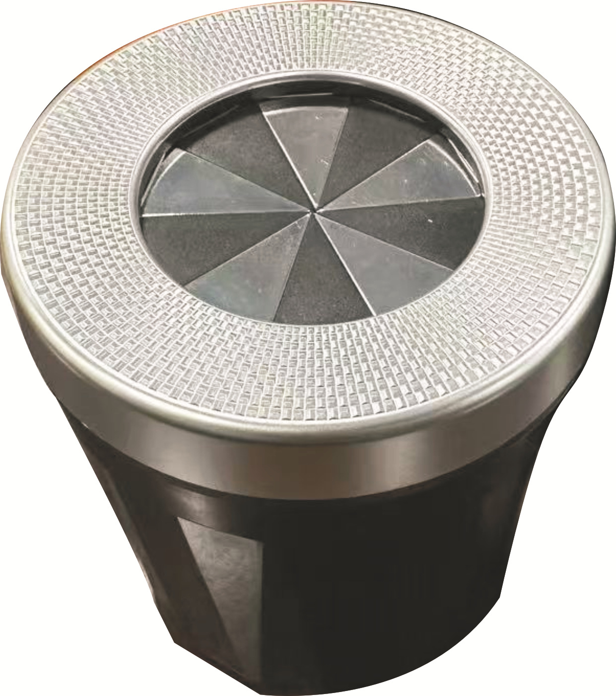 Car Ashtray, Desktop Ashtray, Car Trash Can with Smoke Extinguishing Ring, Rotating Lid, Car Garbage Container to Prevent Ash from Flying