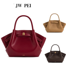跨境JW PEI饺子包新款真皮Hana女士单肩包手提包斜挎包真皮女包