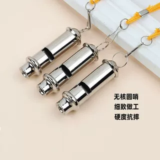 金属口哨高频训练救生哨子警队户外宠物裁判口哨无核专业口哨批发