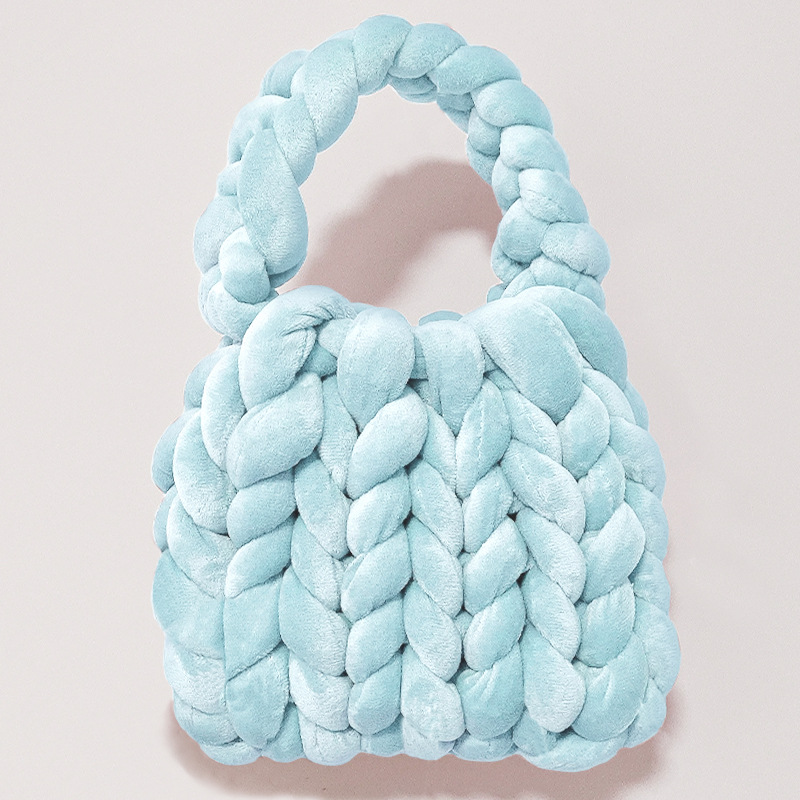 Accesorios de relleno de algodón islandés hilo diy bolsas de mano tejidas alfombras de alfombra de hilo de lana super gruesa ganchillo