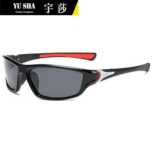 Yusha men's and women's new polarized night vision riding glasses bicycle outdoor sports color changing sunglasses sunglasses D120