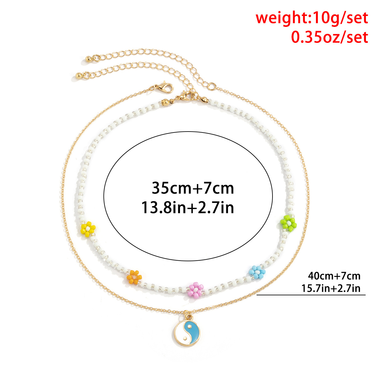 Bohemian Retro Contrast Color Miyuki Beads Tassel Woven Necklace Wholesale Nihaojewelry display picture 16