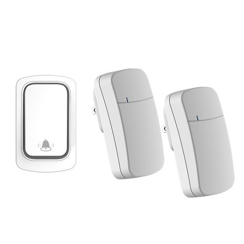 Wireless Doorbell with Self-Charging, AC Digital Music Elderly Call Button Dīngdōng Doorbell Long-Range Battery-Free