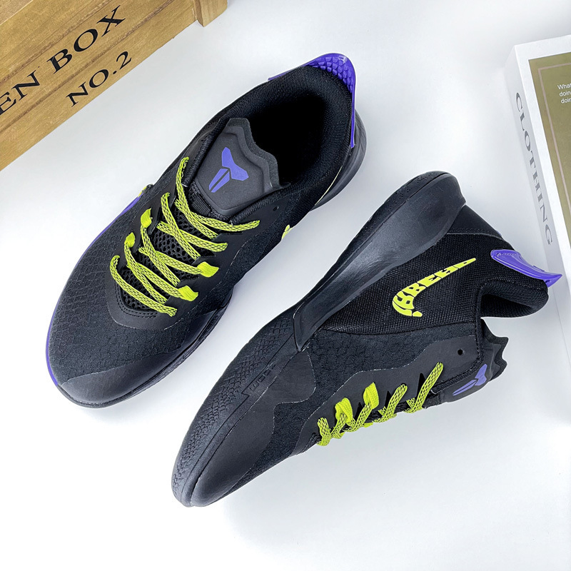 Official Kobe Basketball Shoes for Men, Low-Top Kobe Mamba Spirit 2, Actual Game Use, 5Th Generation, Irving 7, James 18, Durant 4