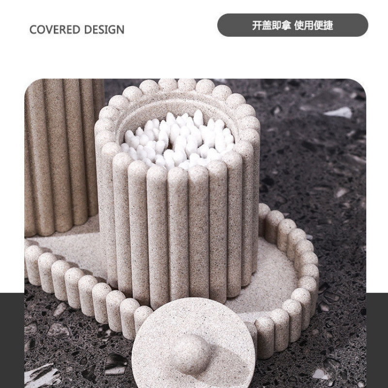 Retro ins viento desinfectante de manos botella de caja de botella de presión una variedad de higiene adecuada set de lavado hisopo de algodón