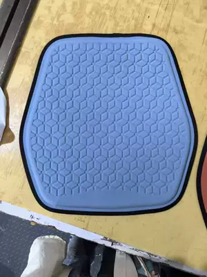 Office Cushion Breathable and Comfortable Four-Season | Seat cushion, seat cover - gel-h001-leaflet-lake-blue
