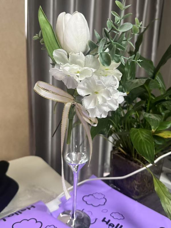 DIY 雰囲気カクテルグラスインワイングラス装飾花蝶ガラスコーヒーカップライト高級バーグラス|undefined