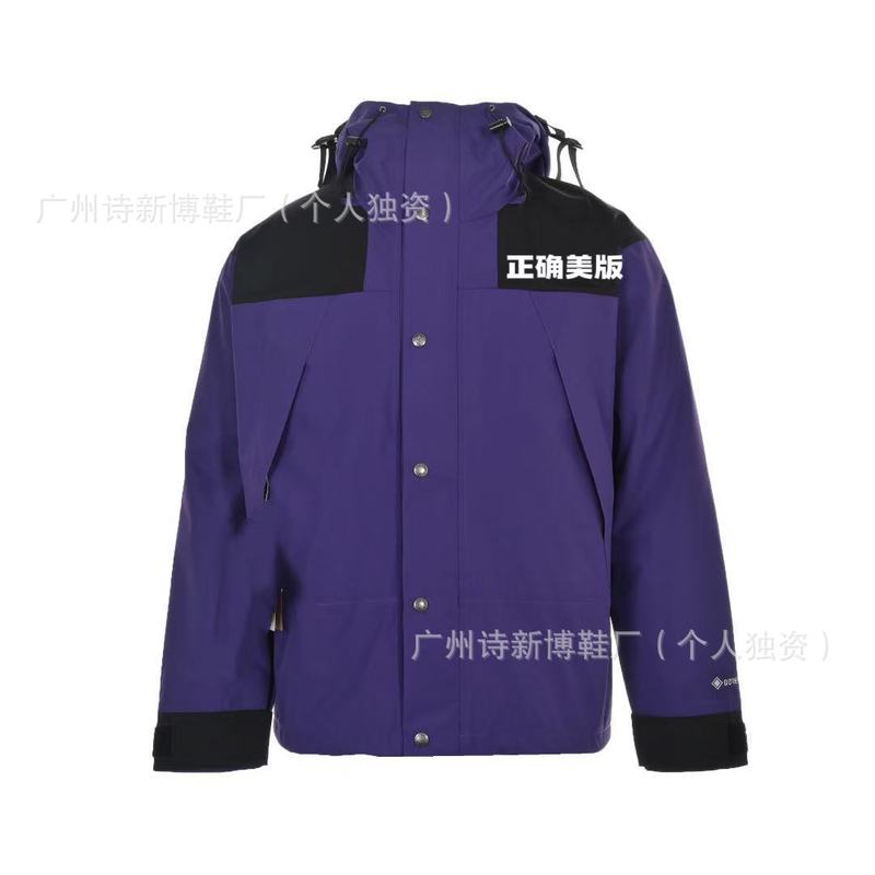高版1990冲锋衣TNF防水男女北脸三合一美版户外登山防风情侣外套|undefined
