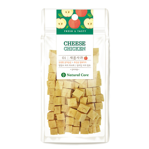 【 10 get 2 free 】 Korean Natural Core pet dog snacks, diced cheese, apples, carrots, purple potatoes, pumpkins