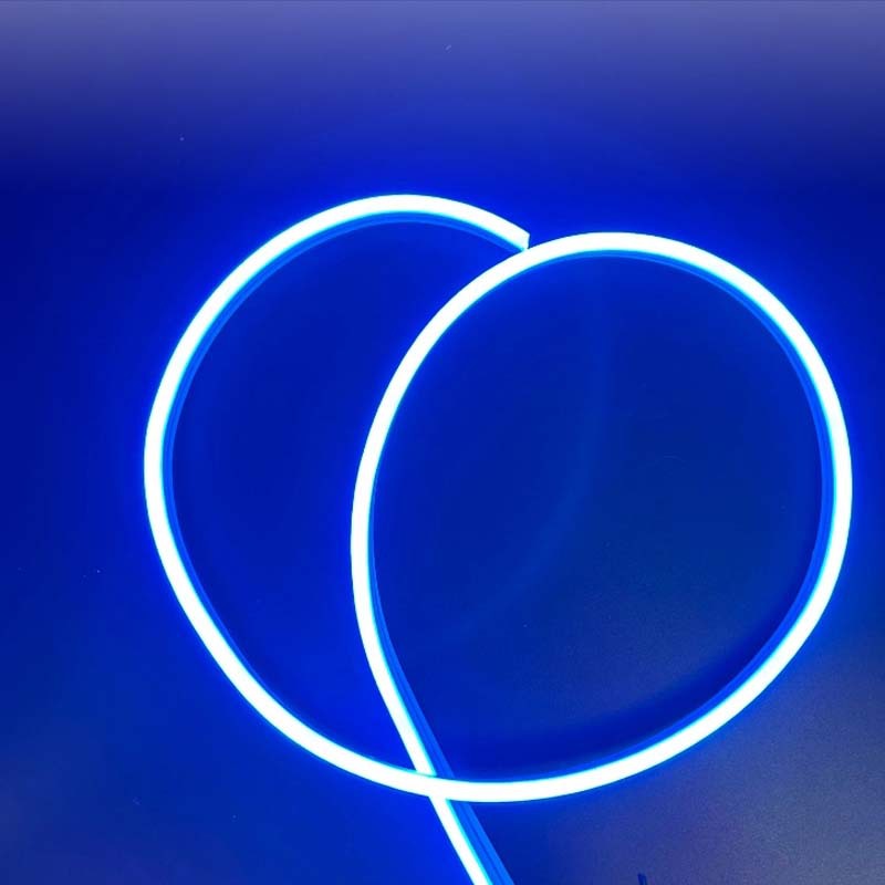 Tira de luces LED 12V RGB con control remoto, cambio de color, flexible, de silicona, impermeable, luz de neón, juego de 612