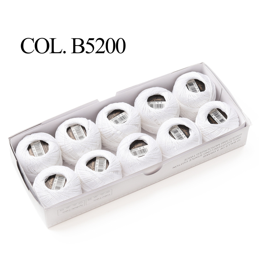 B5200 흰색 * 40 m * 8 라인 5g