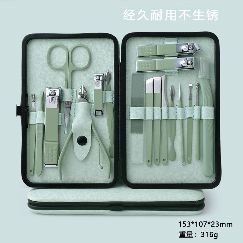 Spot cortaúñas juego de cortaúñas manicura kit de manicura juego completo de cortaúñas fabricante de tijeras para la piel muerta de acero inoxidable