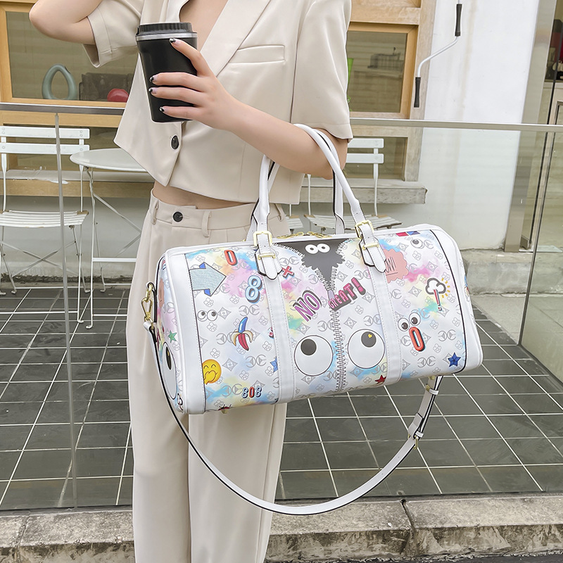 Bolsa de viaje de gran capacidad para mujer, equipaje ligero para viajes de corta distancia, bolso extragrande de moda para celebridades de internet, novedad de 2024