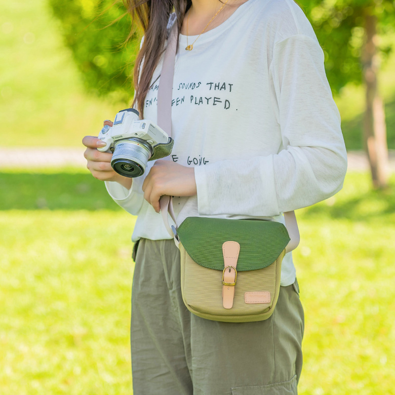 Cross-border foreign trade suitable for Fuji canon Nikon Sony shoulder nylon camera bag micro single bag professional photography bag