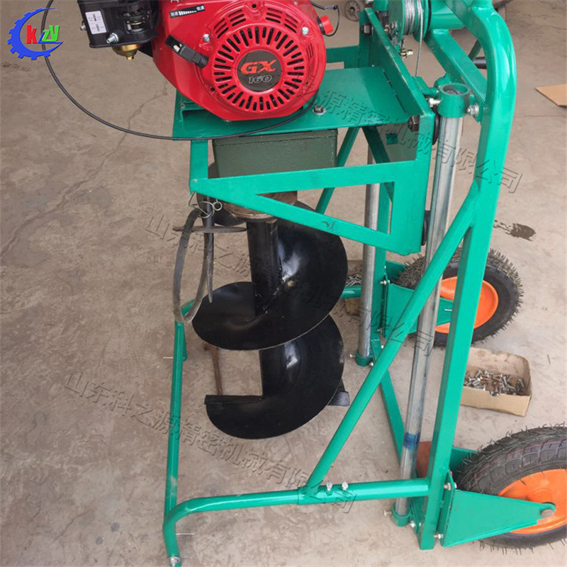 植树挖坑机 螺旋地钻挖坑打孔钻眼机 栽树挖穴打坑钻冰种树打眼机