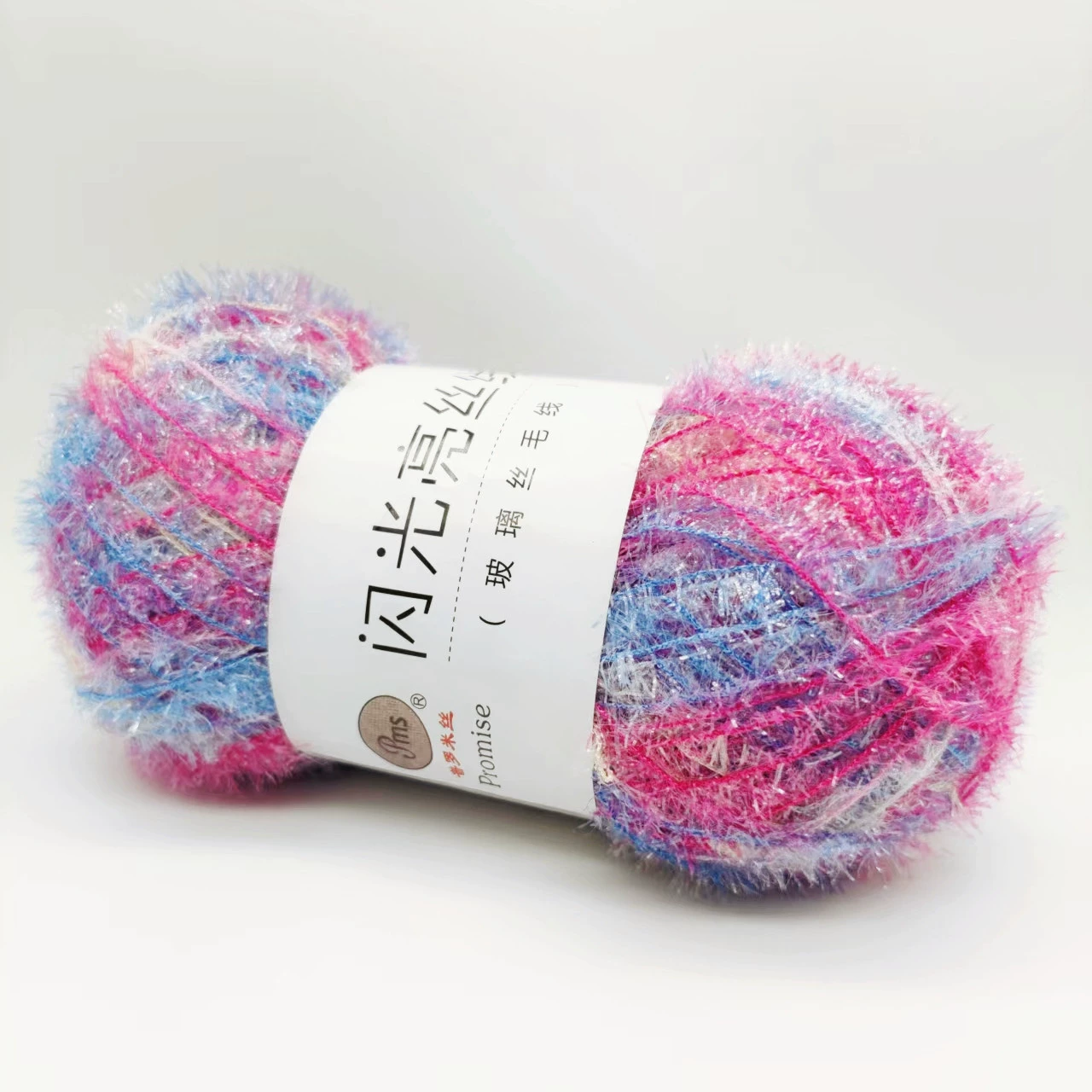 Стеклянная шелковая нить, handmade мерцание, 50 г (≈100 м) — упакованный односторонний пряжа