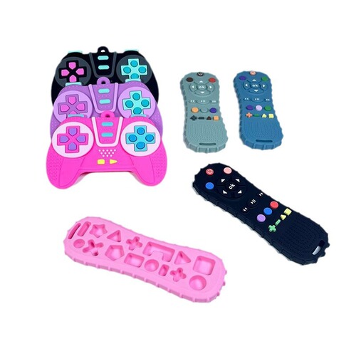 Amazon's new baby teether, molar stick, baby chewing gum, anti-eating hand remote control, teether toy, mother and baby supplies