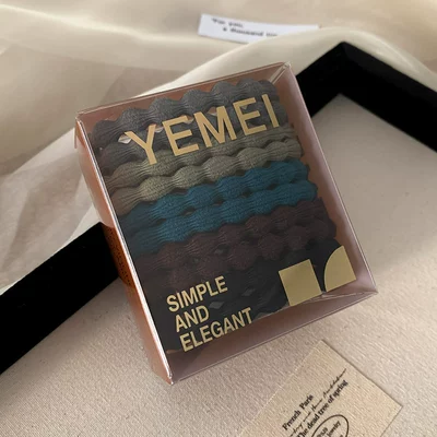 Saç üçün rezinlər, Style Durable Hair Rope Rubber - 1637c-cool-blue-10-sticks-in-box