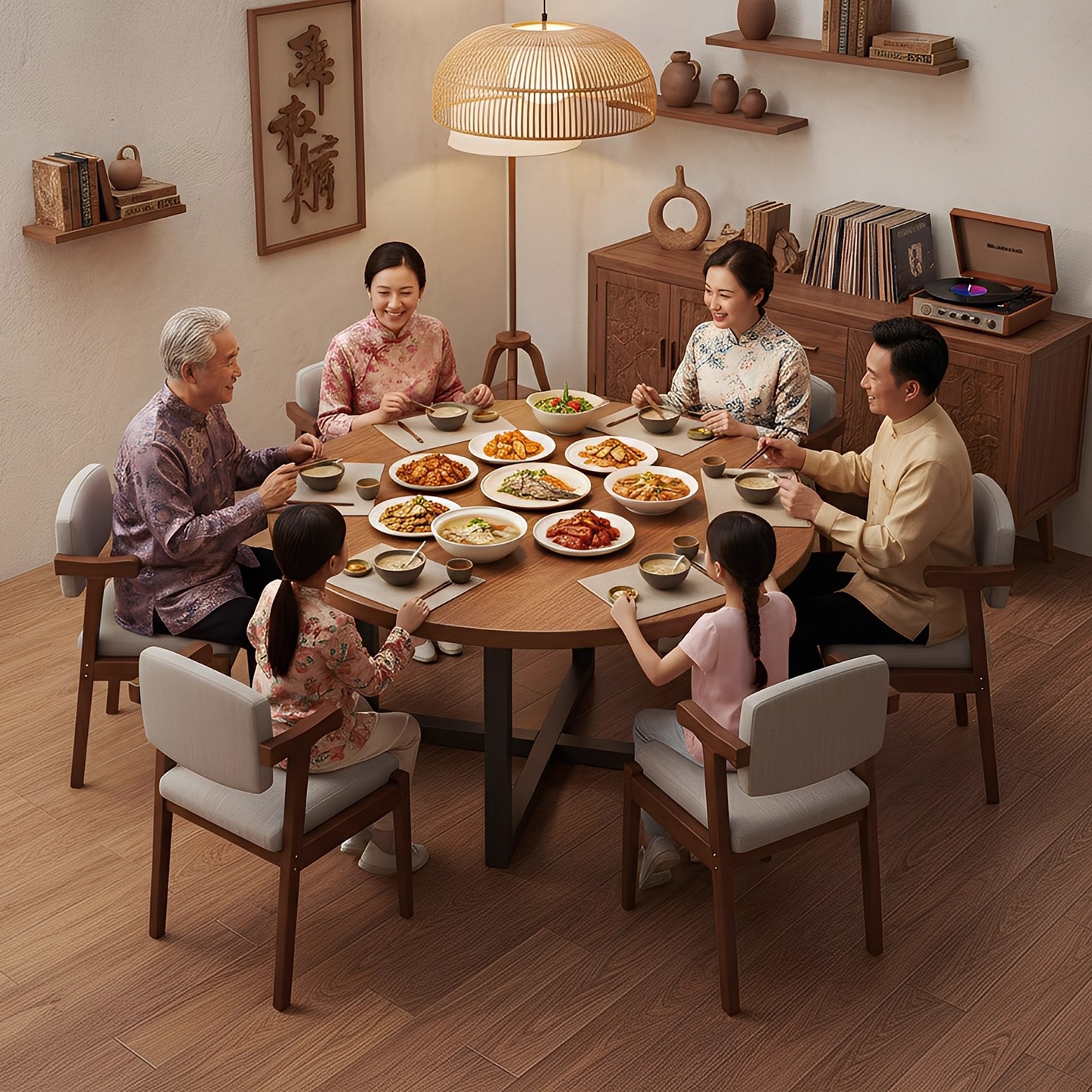 Dining Table and Chairs Set, Round Table for Home Use, Small Apartment Dining Table, Negotiation Table, Restaurant, Living Room, Fast Food Restaurant Table and Chair Combination