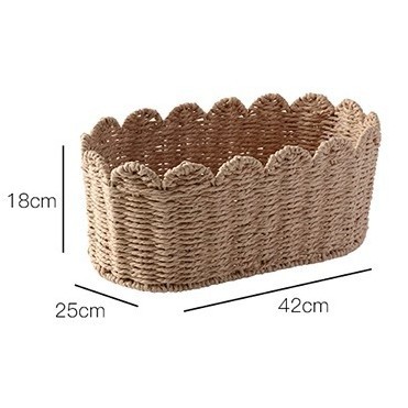 Cesta de pañal de ratán personalizada para bebés Cesta de almacenamiento de vieira hecha a mano Cesta de vieira elegante separada desmontable de lujo