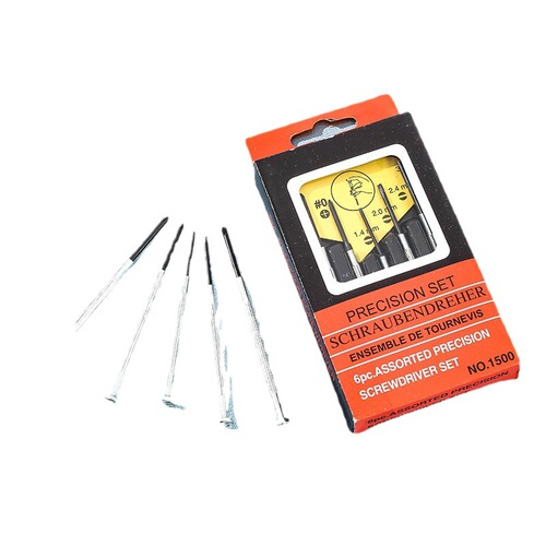 Mini screwdriver repair computer mobile phone clock screwdriver 6-piece set wholesale