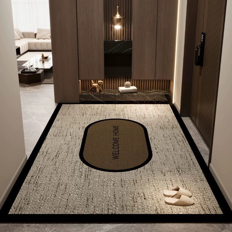 Light Luxury High-End Entrance Door Floor Mats, Stain-Resistant and Easy to Care For, Non-Slip Mats, Large Size Kitchen Floor Mats