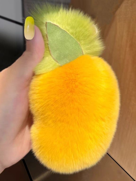 Real Rex piel de conejo mango coche llavero colgante ins lindo peluche muñeca bolsa regalo