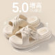 Women's thick-soled sandals Summer 2024 new indoor home non-slip outdoor wear increased internet celebrity beach slippers for women