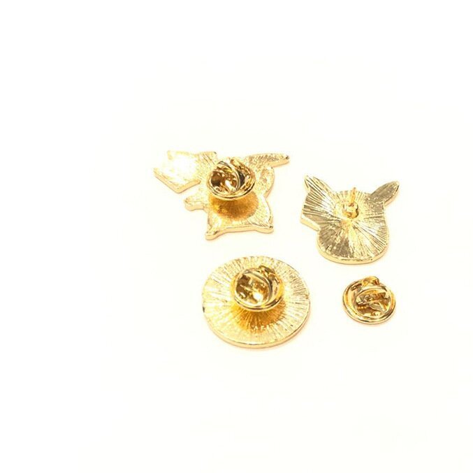 合金日系动漫卡通皮卡丘 胸针 可爱卡通金属徽章宠物小精灵别针领详情8