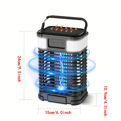 ③Q 620 1pc Solar Bug Zapper 5 in 1 Portable
