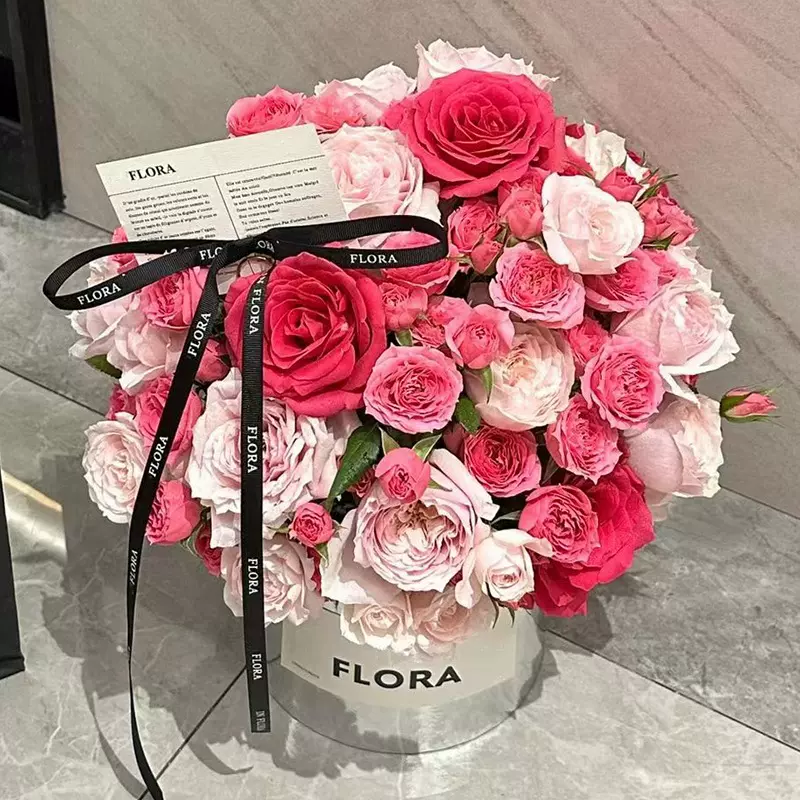 永生花牡丹玫瑰花束送女朋友闺蜜高级感生日礼物仿真香皂花抱抱桶