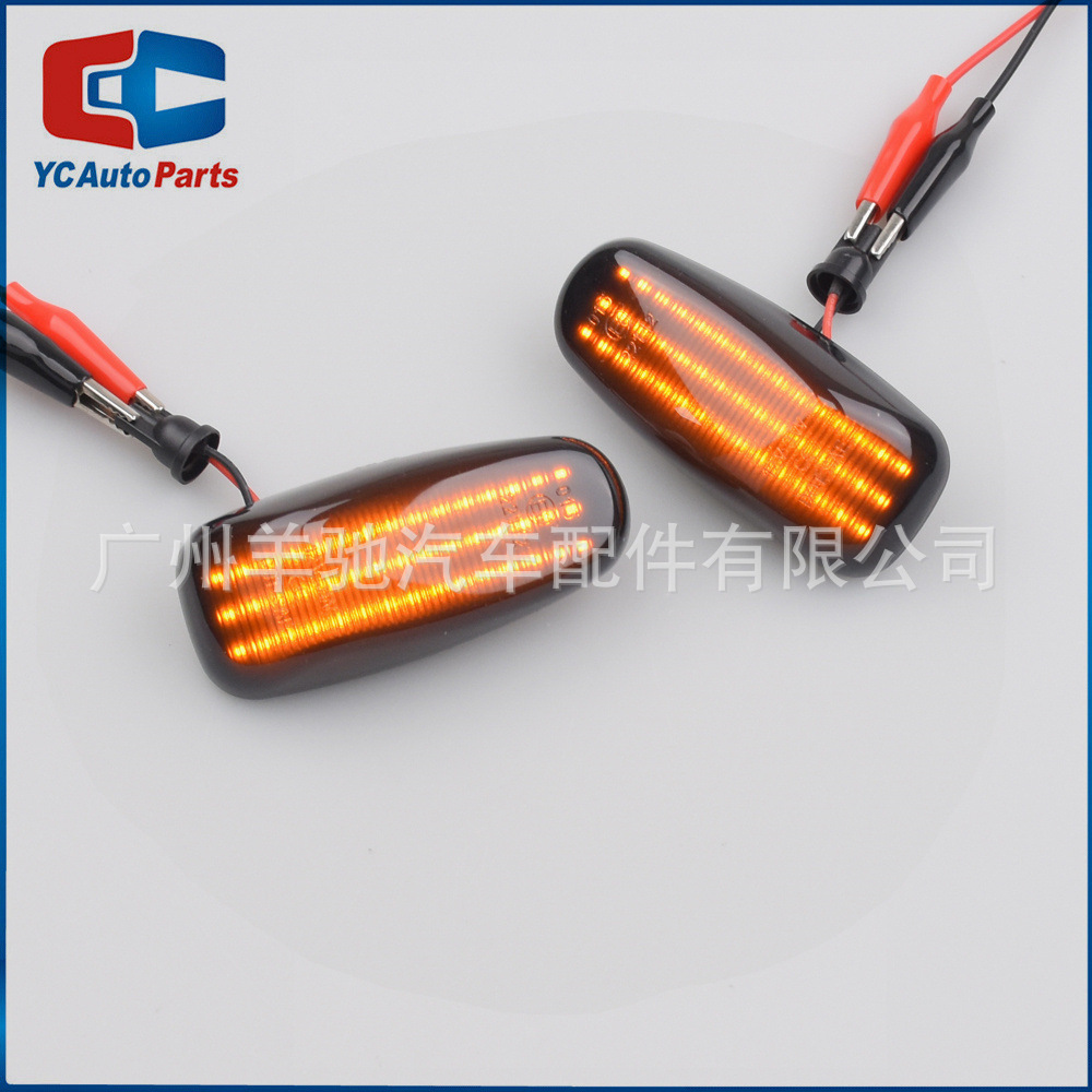 Aplicable a Mercedes-Benz W124 W163 W210 W202 W140 W638 lámpara de lámpara LED de agua corriente luz lateral