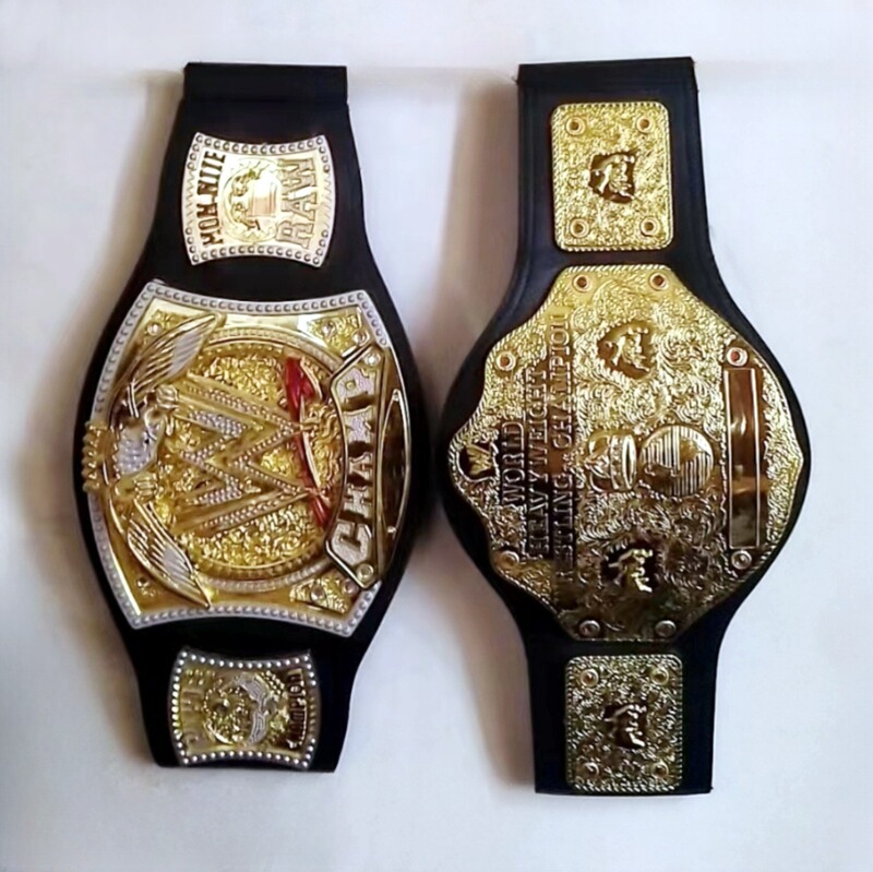 Boxer fighting wrestling champion belt heavyweight gold belt cosplay wearable props hand-made model
