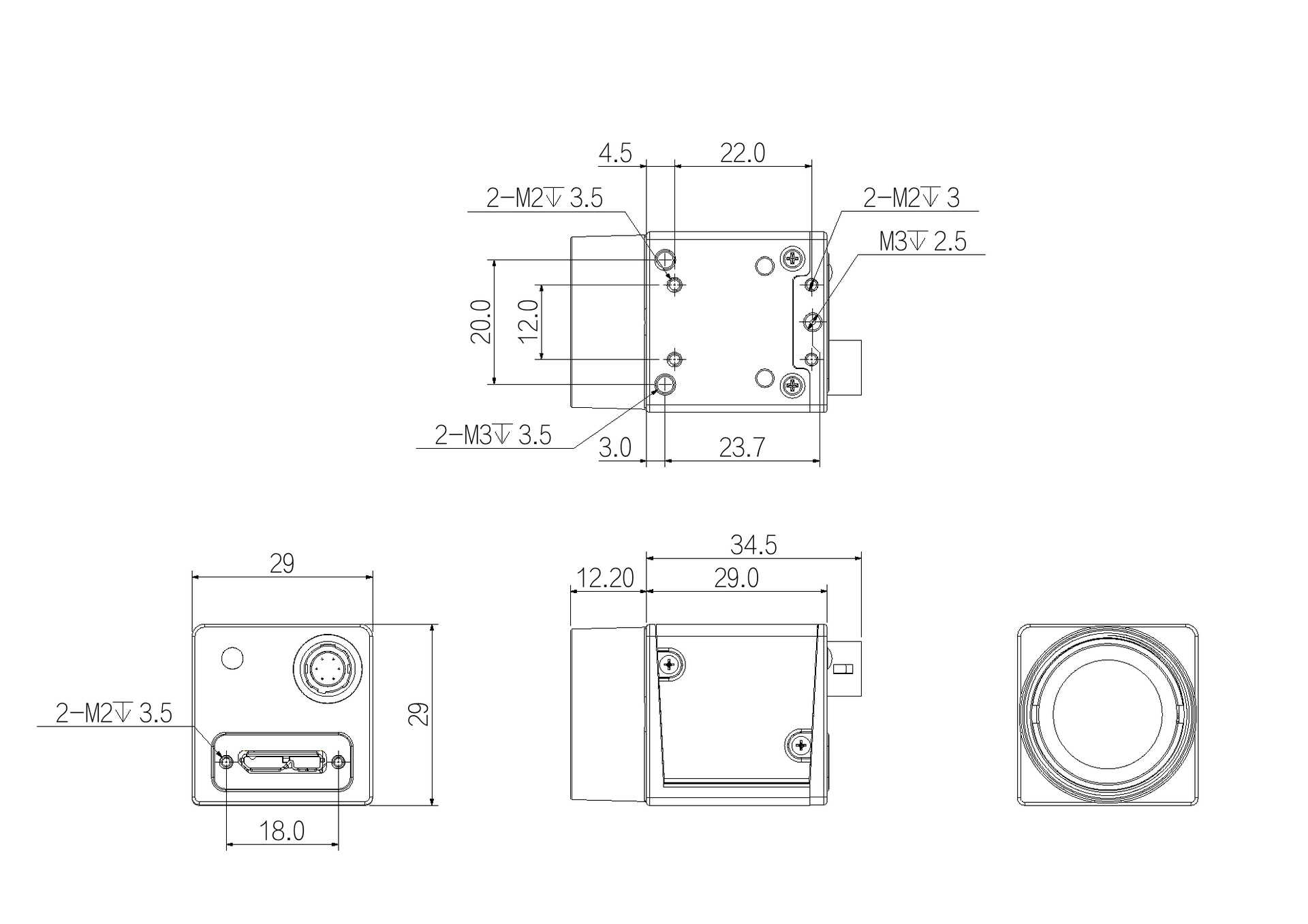 大华华睿IRAYPLE 面阵相机 3000系列 A3200CU000