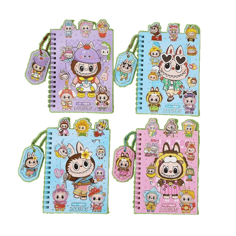 新しいかわいいラブブシリーズ漫画かわいいステッカー子供用かわいいクリエイティブステッカーハンドブック素材ステッカーブック|undefined