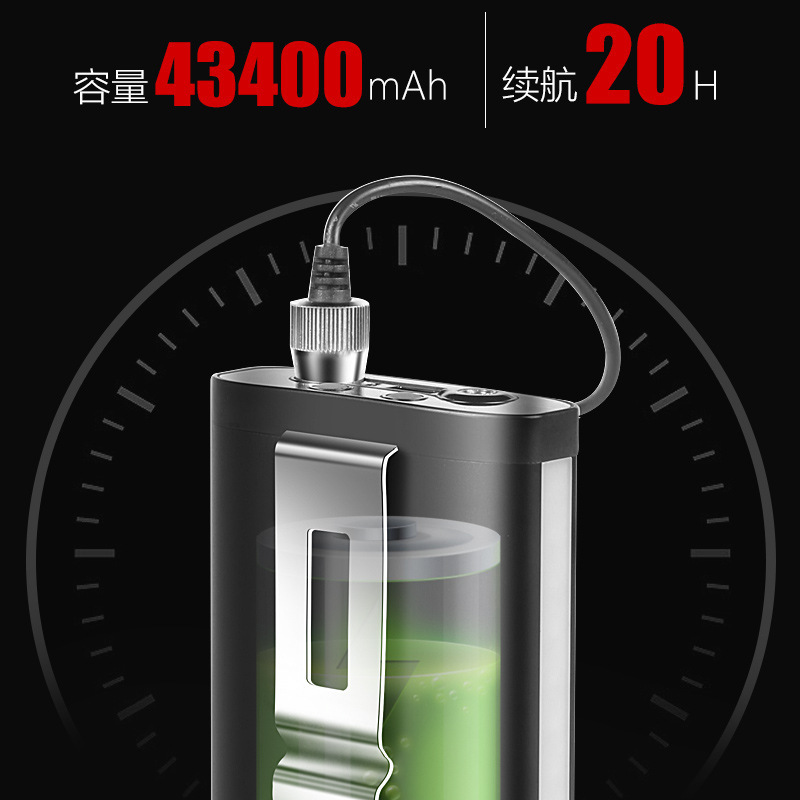 Faros, luz fuerte, carga, luz colgante de cintura súper brillante, luz LED de largo alcance para exteriores montada en la cabeza, luz de minero de larga duración