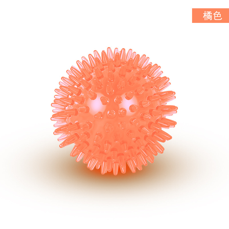 Orange transparent ball