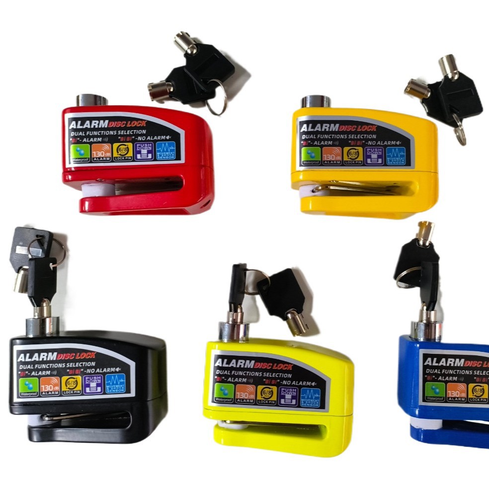 Nuevo bloqueo de alarma seleccionable para motocicleta