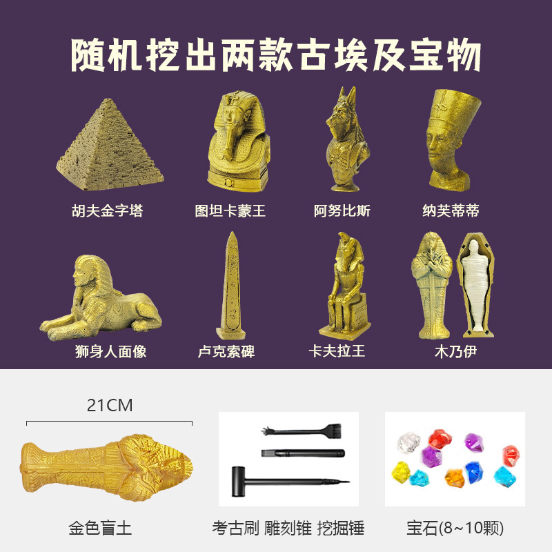 サムスンの山の考古学の発掘のおもちゃの文創の国家の博物館の旅行の記念品の考古学のブラインドの箱のおもちゃの贈り物|undefined