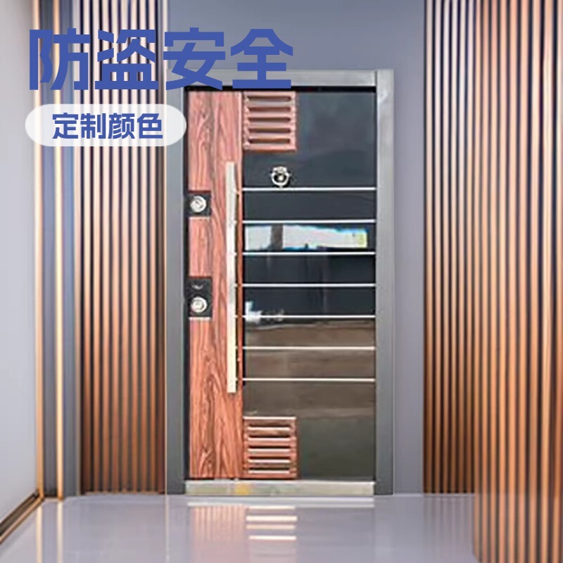 Turkish-Style Exterior Steel and Interior Wood Iron Door, Export Entry Door, Iron Door with High-Quality Texture, Russian-Style Export Door Turkish-Style Exterior Steel and Interior Wood Iron Door, Export Entry Door, Iron Door with High-Quality Texture, Russian-Style Export Door