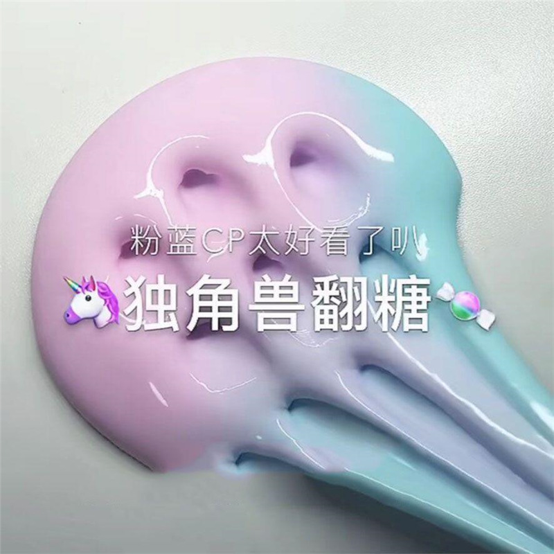 Pegamento espumoso caja grande Slime Tik Tik Red Slime Tienda binario Lodo de cristal Pegamento espumoso de color barato