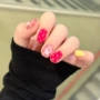 波点辣妹美甲小众玻璃珠