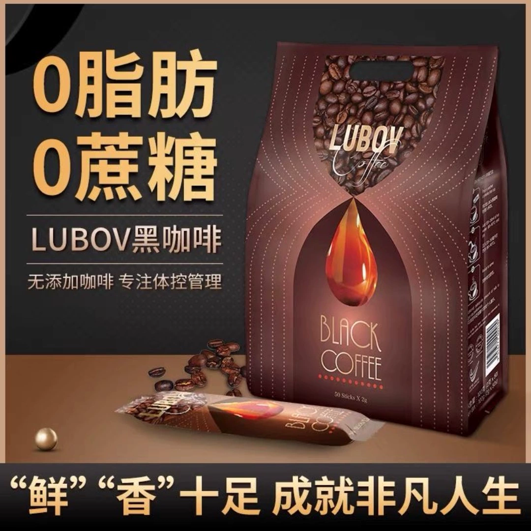 Малайзия импортированный Liu Bao Fei американский черный кофе порошок 100 г растворимый кофе бесплатная доставка!