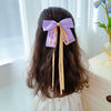 Hairgrip with bow, hairpin, hairpins, Japanese hair accessory, internet celebrity