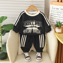 童装男童卫衣套装2025秋季新款韩版宝宝春秋运动小童两件套跨境潮