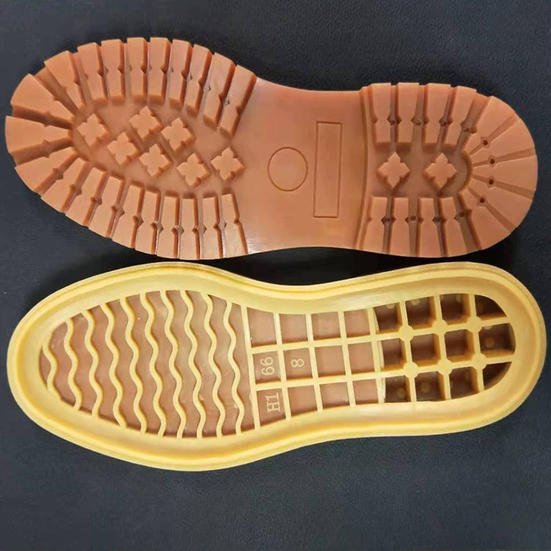 Дунгуань Материал обуви RB Сливовый узор Резиновая подошва Износостойкие ботинки Goodyear Martin Сапоги для спецодежды Подошва с полосой